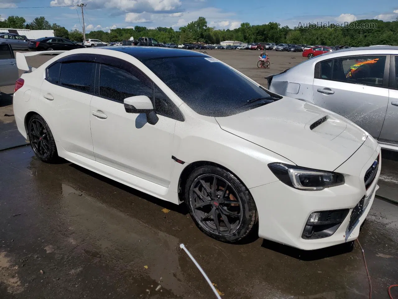 2017 Subaru Wrx Sti Limited White vin: JF1VA2Z64H9801386