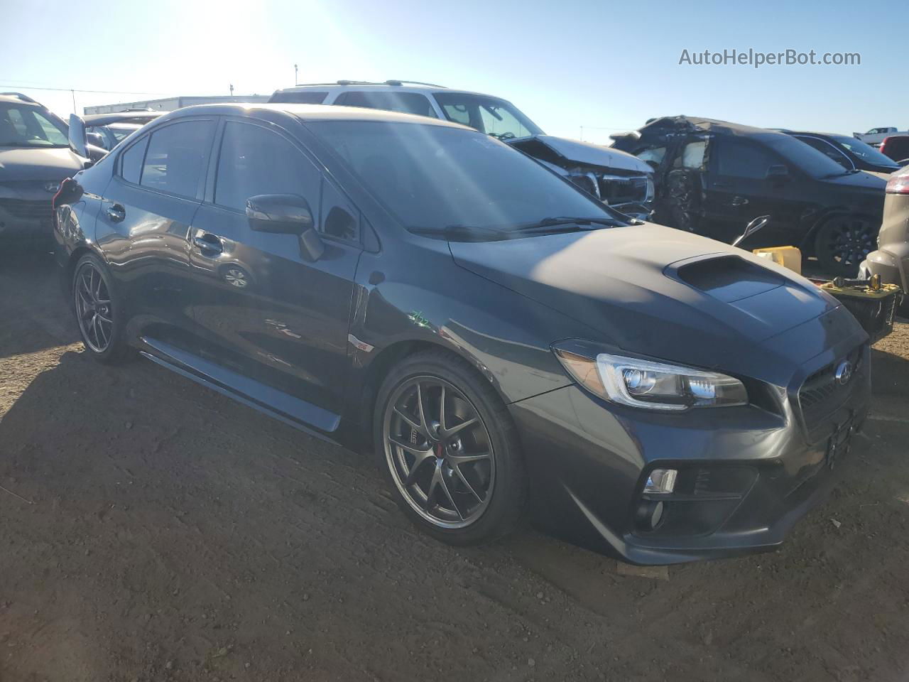 2017 Subaru Wrx Sti Limited Gray vin: JF1VA2Z69H9820158