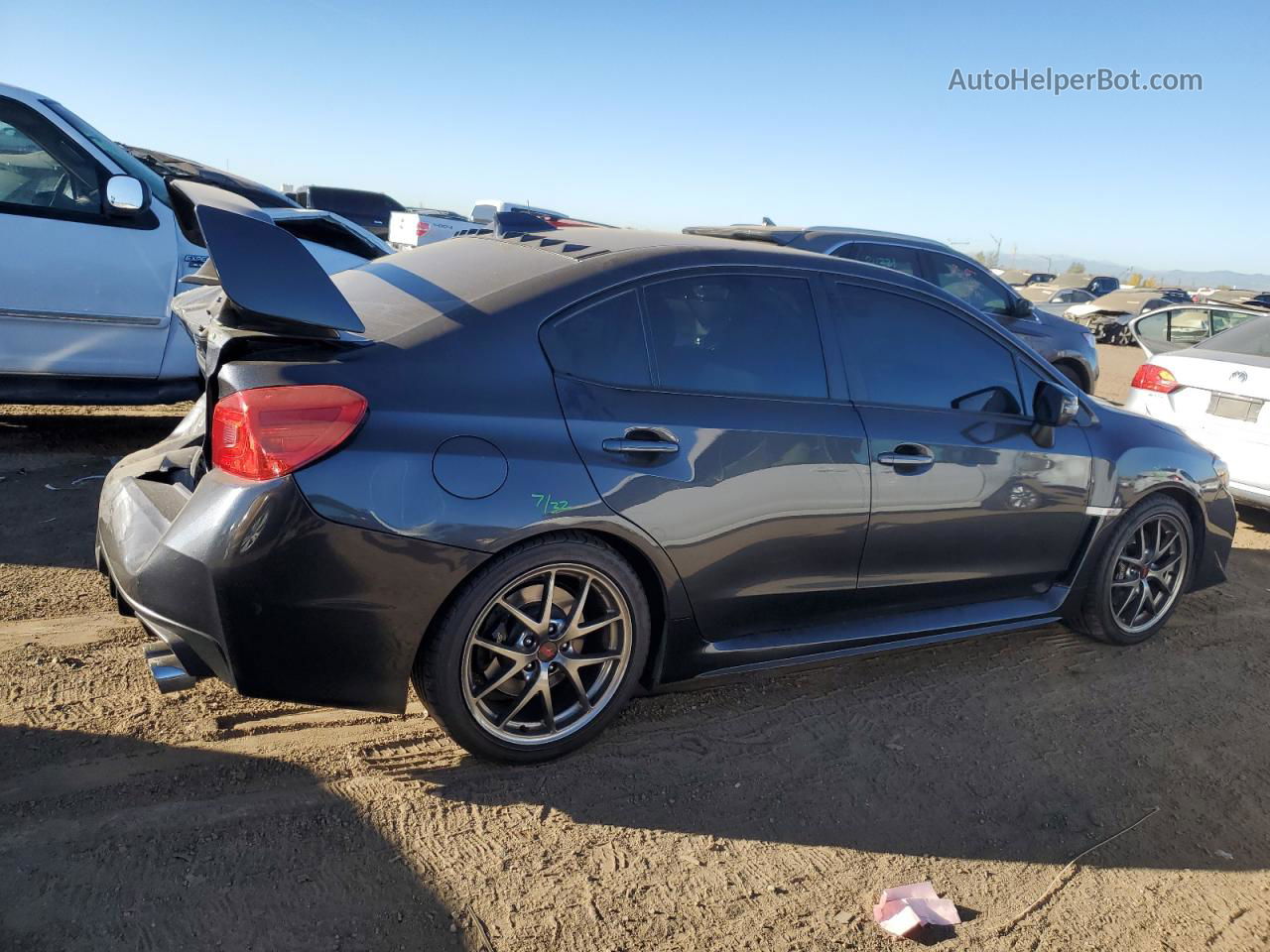 2017 Subaru Wrx Sti Limited Gray vin: JF1VA2Z69H9820158