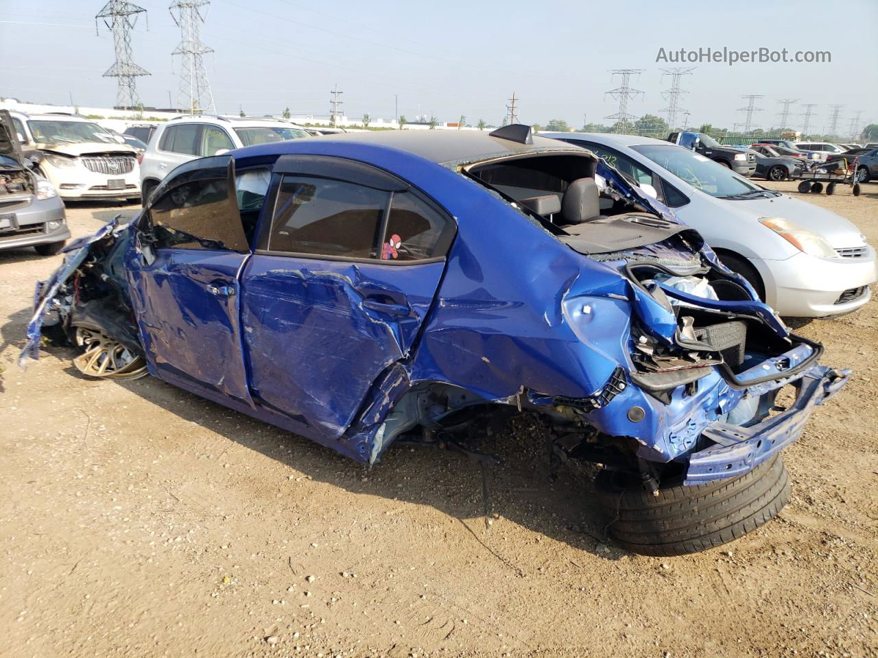 2018 Subaru Wrx Sti Limited Blue vin: JF1VA3Z67J9820218