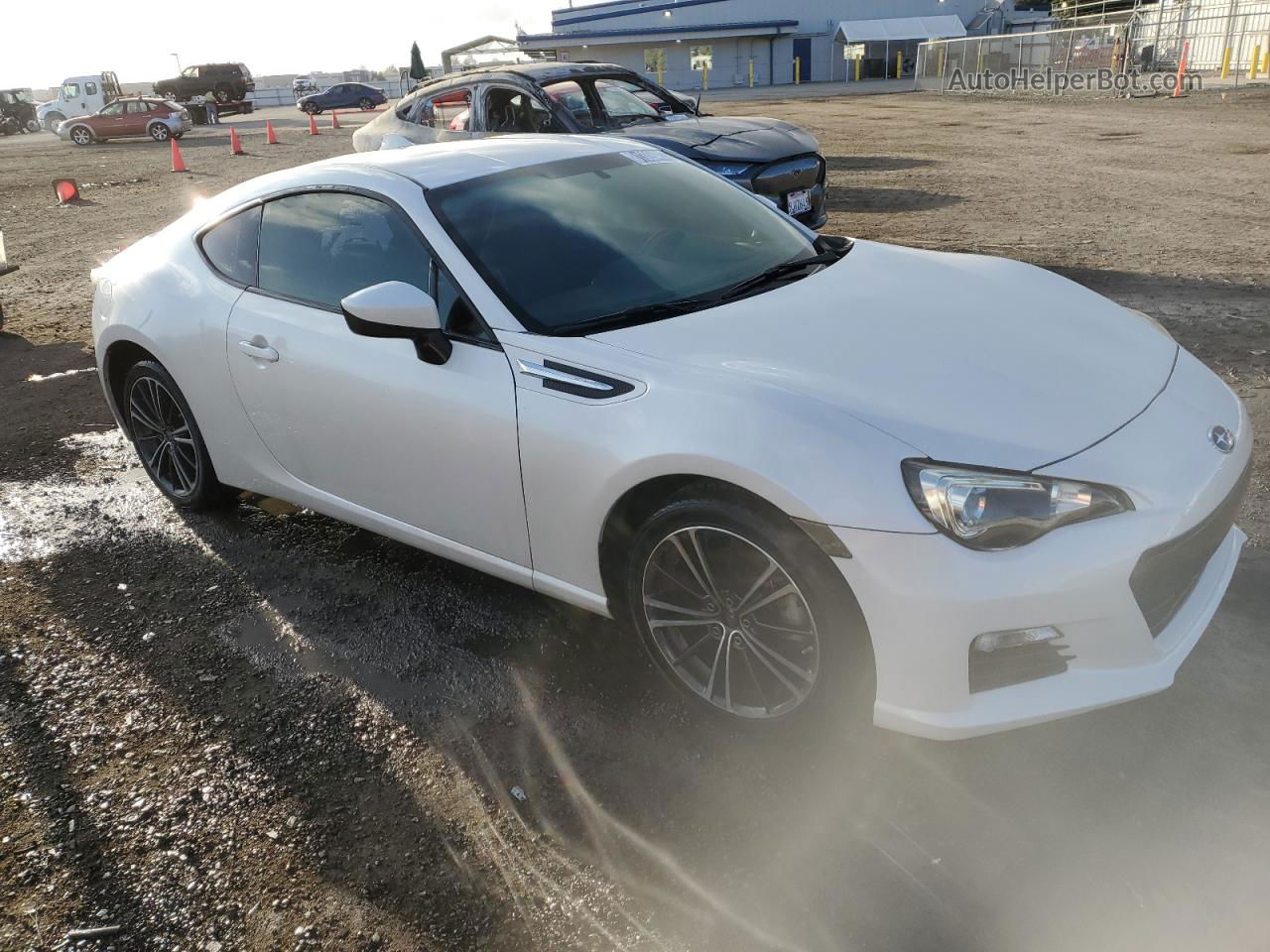 2013 Subaru Brz 2.0 Premium White vin: JF1ZCAB10D1606222