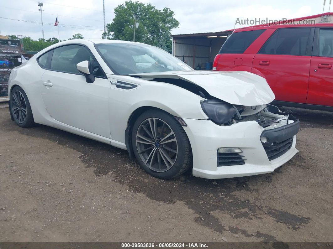 2014 Subaru Brz Premium White vin: JF1ZCAB10E9604652