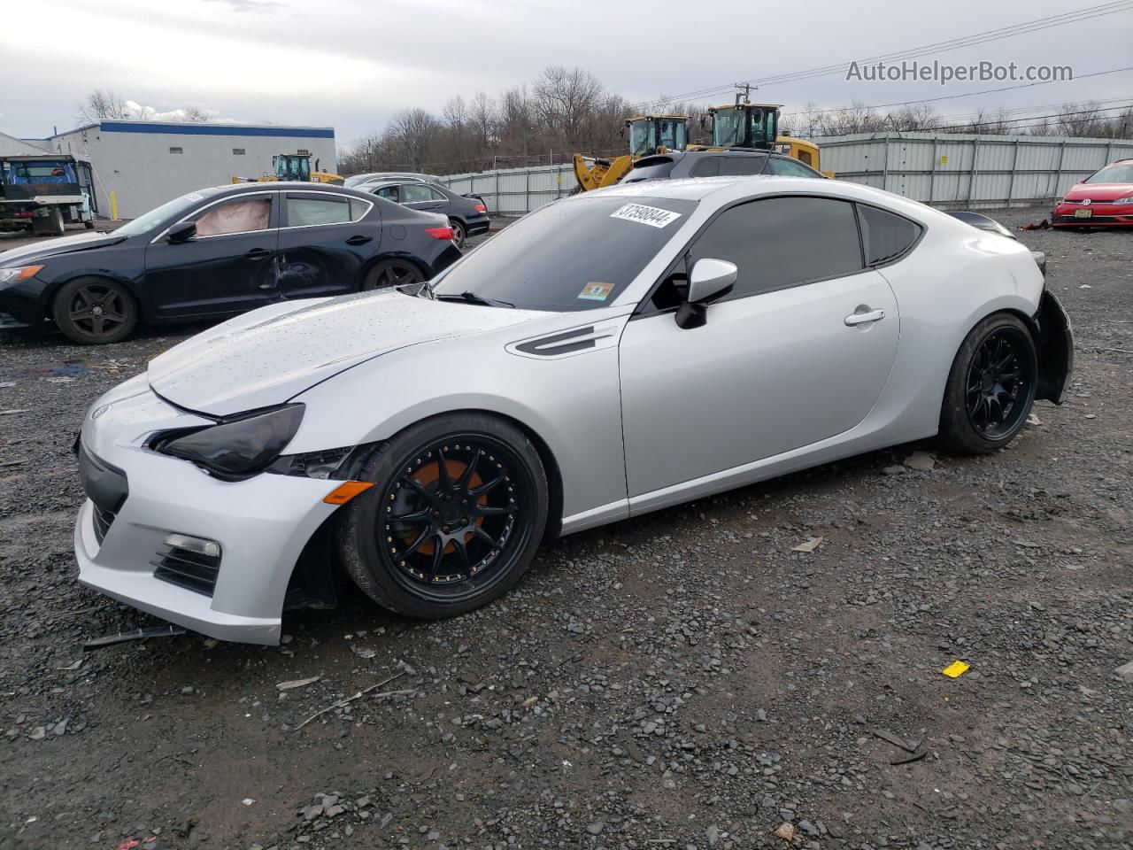 2014 Subaru Brz 2.0 Premium Silver vin: JF1ZCAB13E9604306