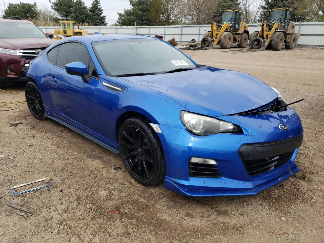 2013 Subaru Brz 2.0 Premium Blue vin: JF1ZCAB14D1612797