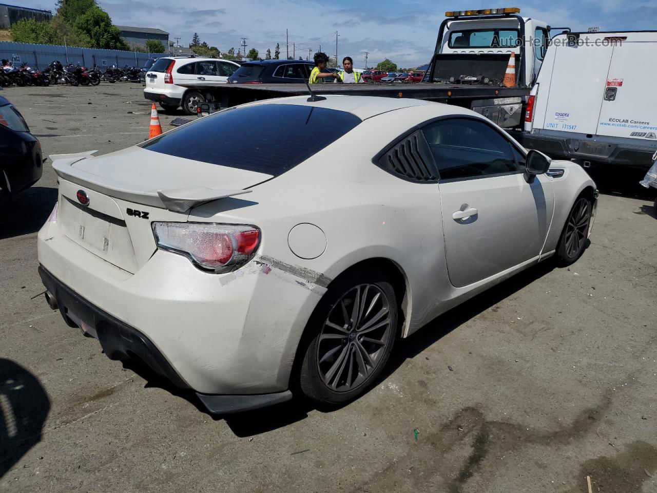 2014 Subaru Brz 2.0 Premium White vin: JF1ZCAB14E9603472