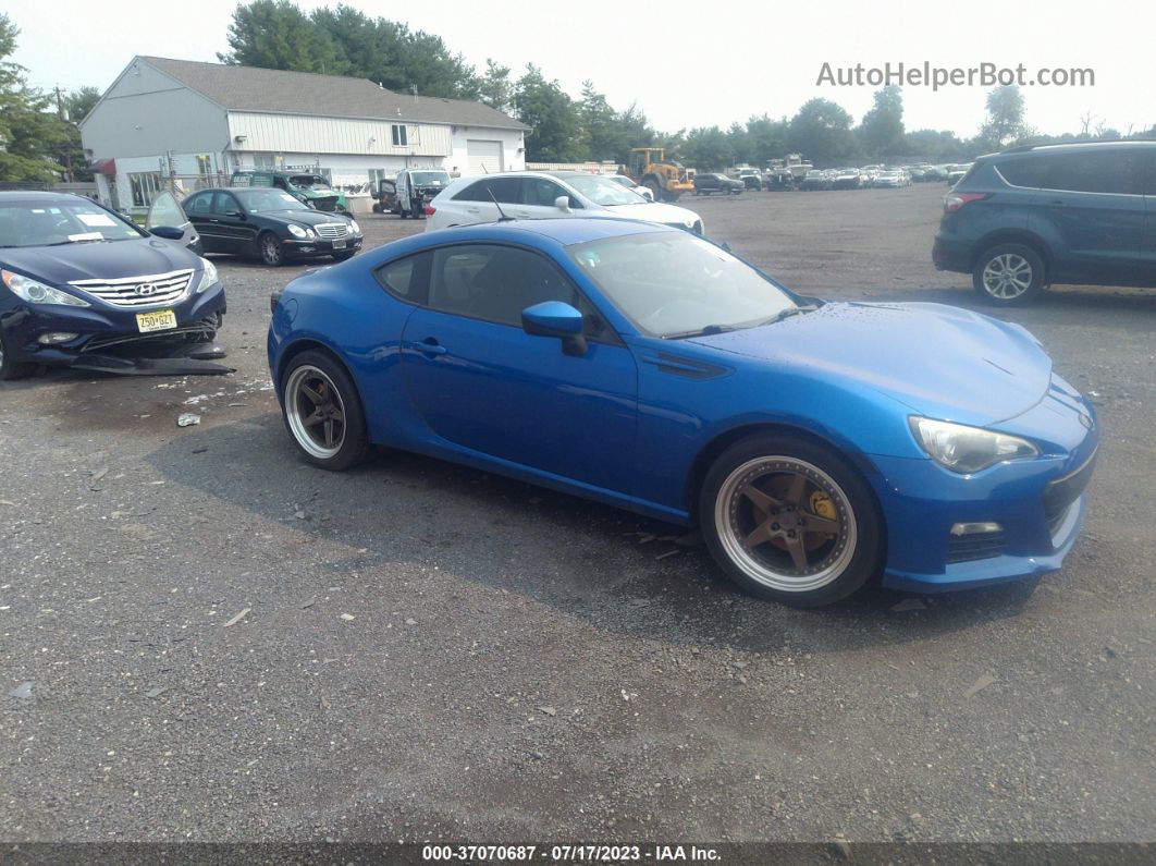 2014 Subaru Brz Premium Blue vin: JF1ZCAB16E9601500