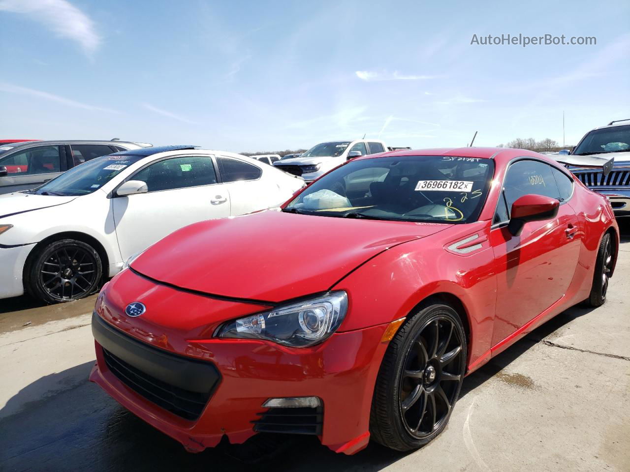 2014 Subaru Brz 2.0 Premium Red vin: JF1ZCAB18E9602258