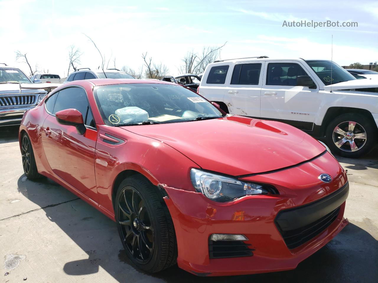 2014 Subaru Brz 2.0 Premium Red vin: JF1ZCAB18E9602258