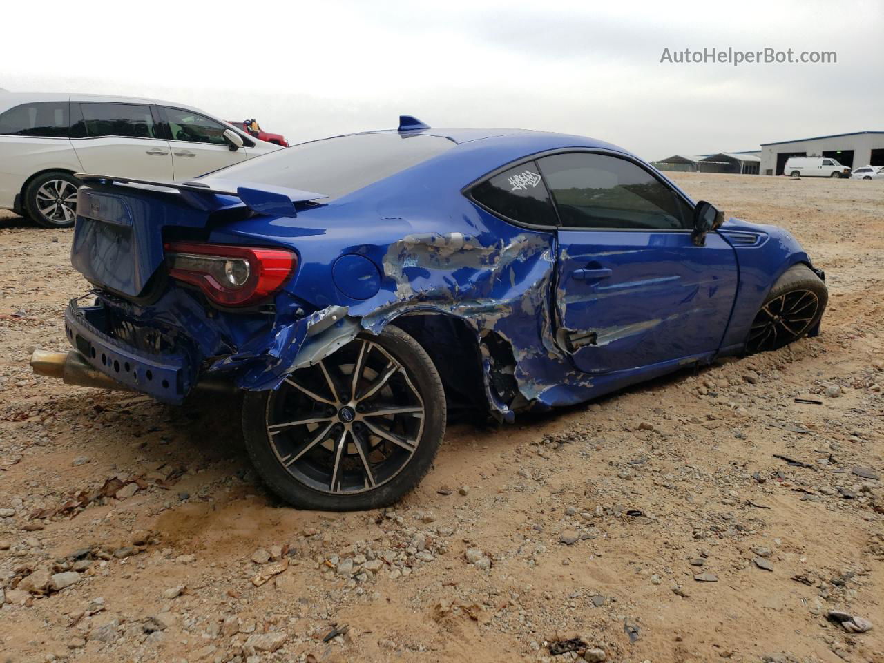 2017 Subaru Brz 2.0 Premium Blue vin: JF1ZCAB18H9602622