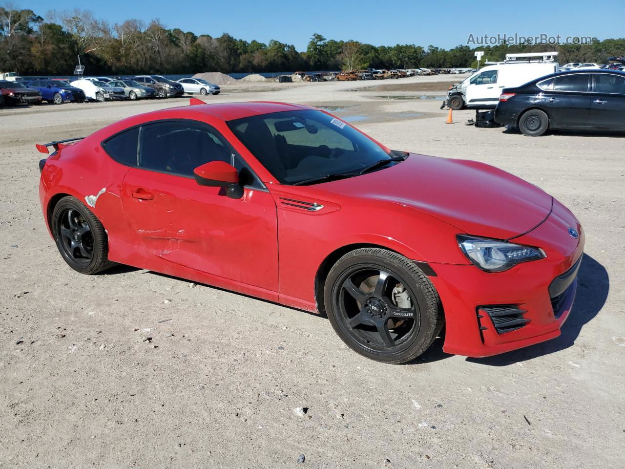 2017 Subaru Brz 2.0 Premium Red vin: JF1ZCAB18H9603351