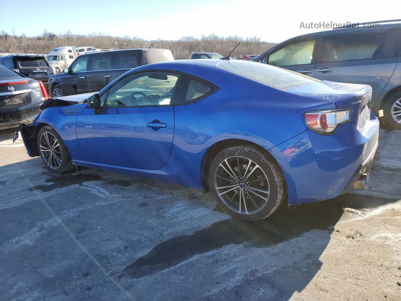 2014 Subaru Brz 2.0 Premium Blue vin: JF1ZCAB19E9603855