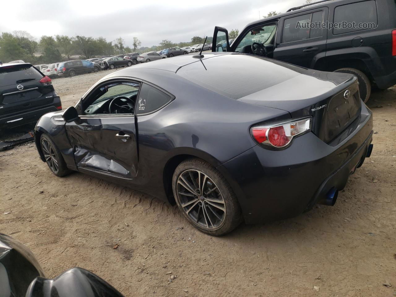 2014 Subaru Brz 2.0 Premium Gray vin: JF1ZCAB16E9603201