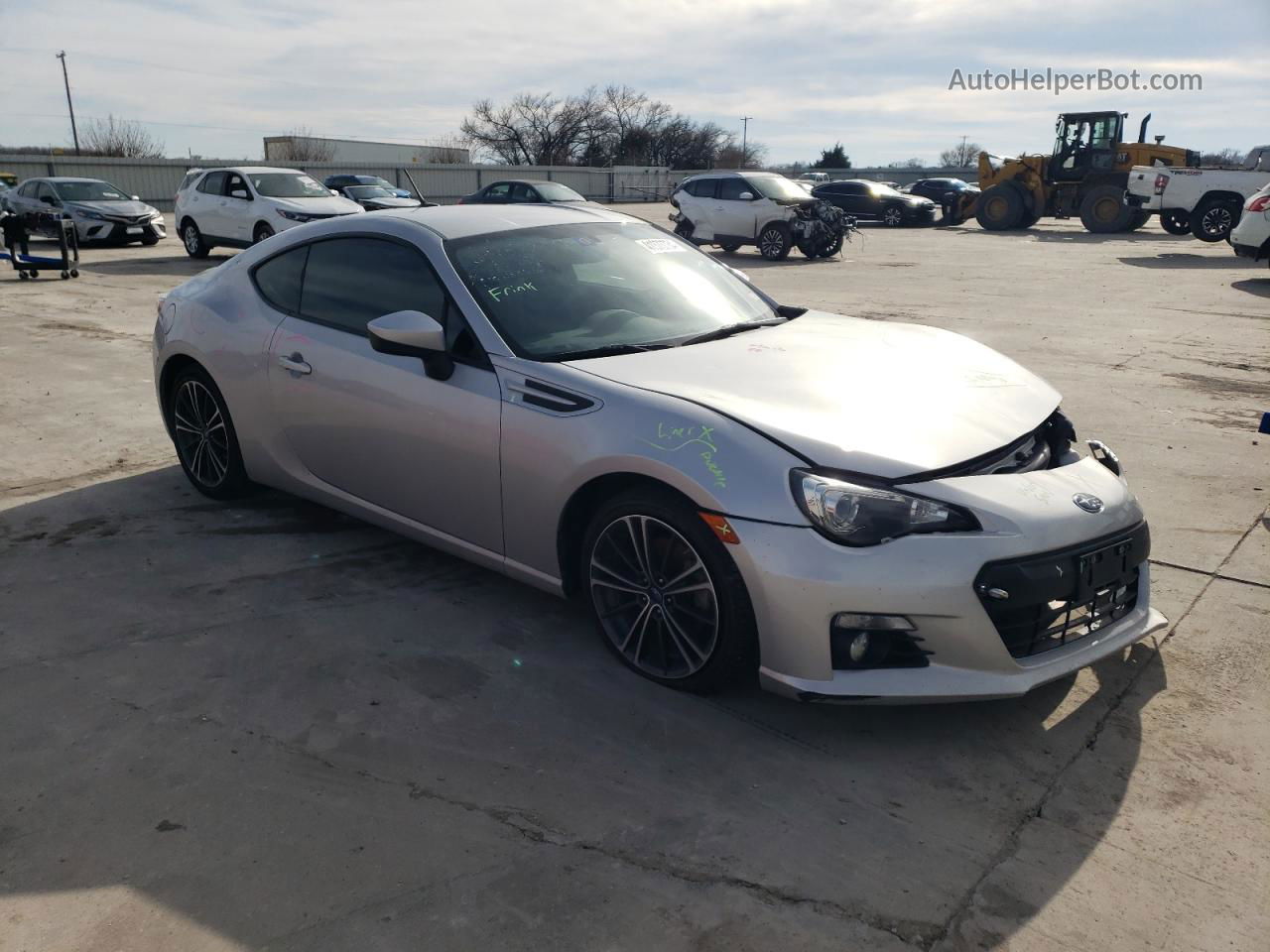 2014 Subaru Brz 2.0 Premium Silver vin: JF1ZCAB1XE9600642