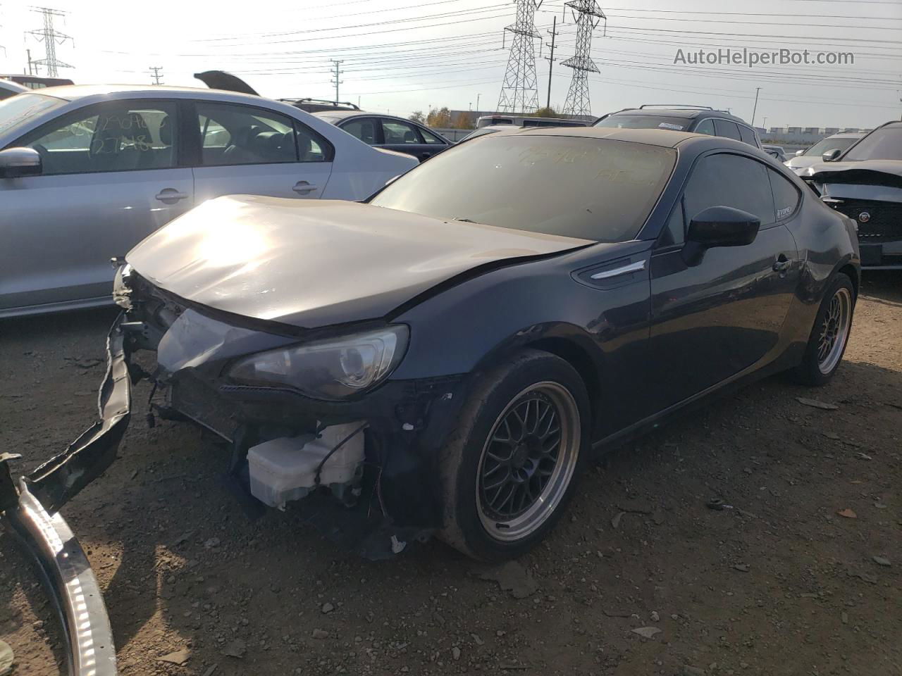 2014 Subaru Brz 2.0 Limited Серый vin: JF1ZCAC10E9601717