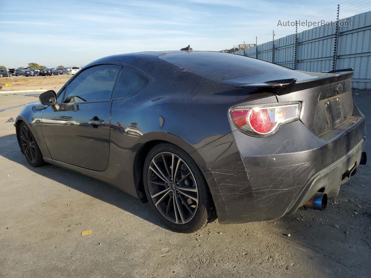 2014 Subaru Brz 2.0 Limited Gray vin: JF1ZCAC10E9602513