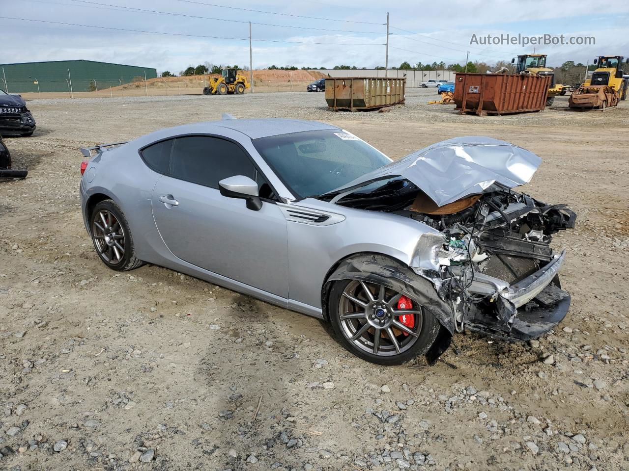 2017 Subaru Brz 2.0 Limited Silver vin: JF1ZCAC10H9602144