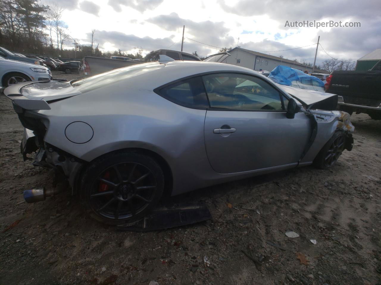 2017 Subaru Brz 2.0 Limited Silver vin: JF1ZCAC10H9605285