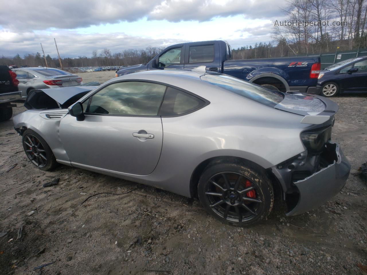 2017 Subaru Brz 2.0 Limited Silver vin: JF1ZCAC10H9605285