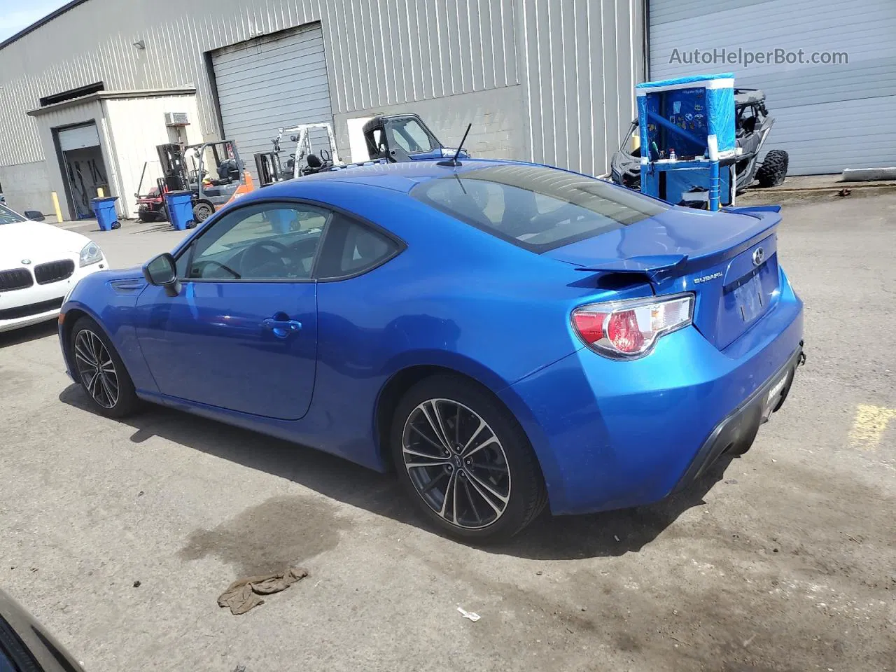 2014 Subaru Brz 2.0 Limited Blue vin: JF1ZCAC11E8603773