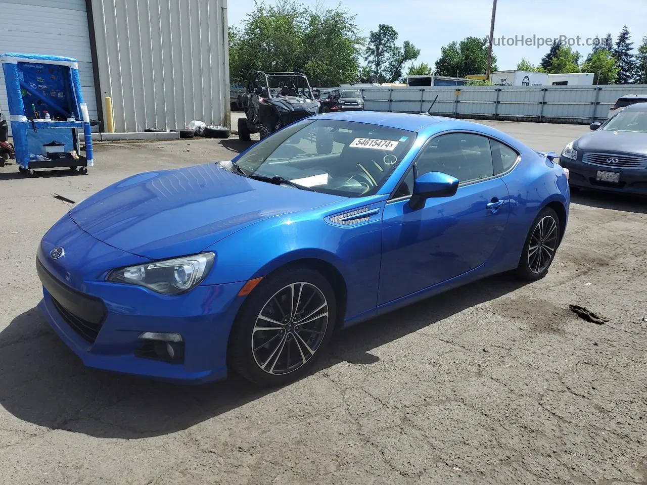 2014 Subaru Brz 2.0 Limited Blue vin: JF1ZCAC11E8603773