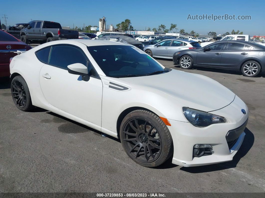 2014 Subaru Brz Limited White vin: JF1ZCAC11E9600527