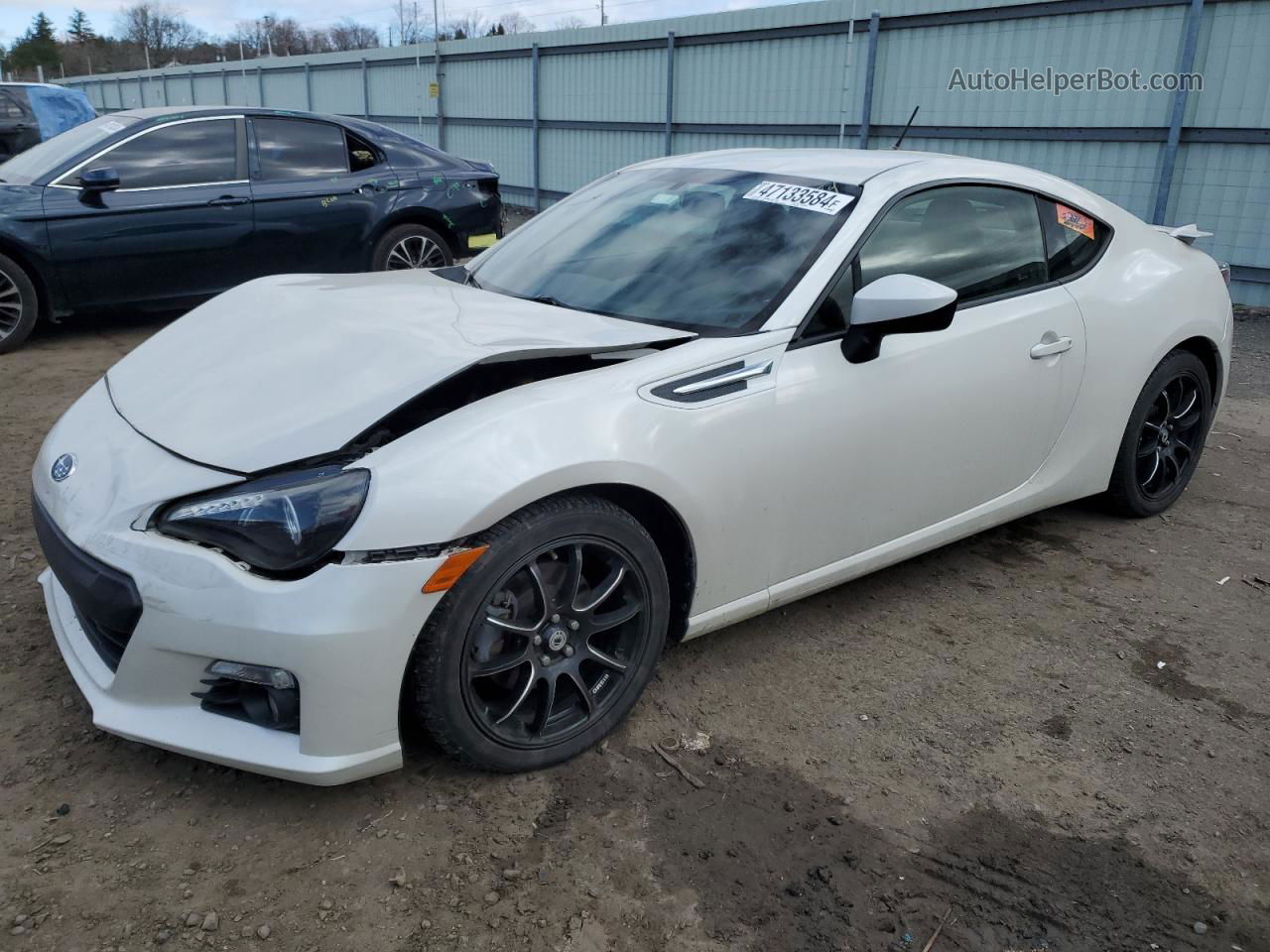 2014 Subaru Brz 2.0 Limited White vin: JF1ZCAC11E9602195