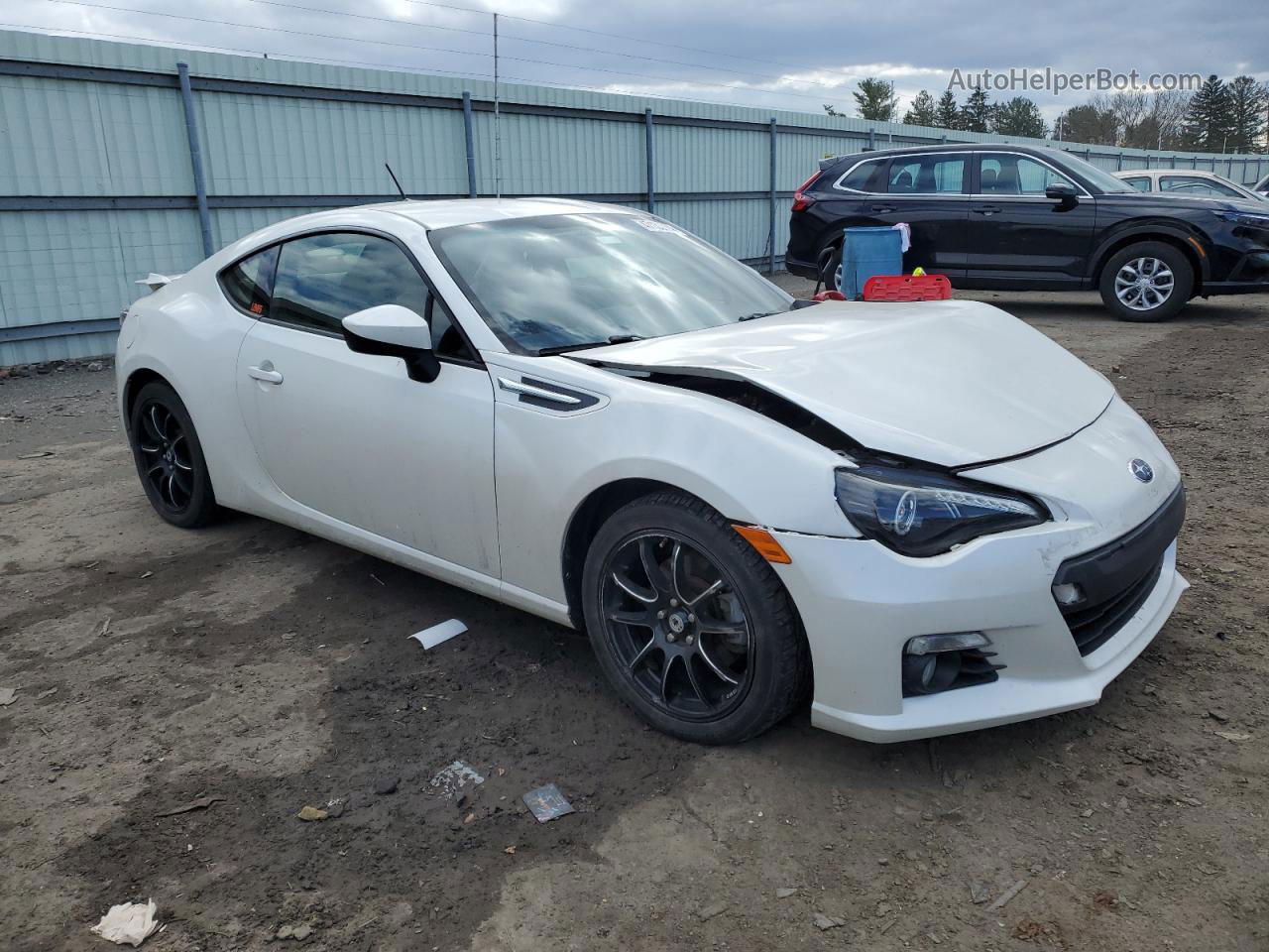 2014 Subaru Brz 2.0 Limited White vin: JF1ZCAC11E9602195