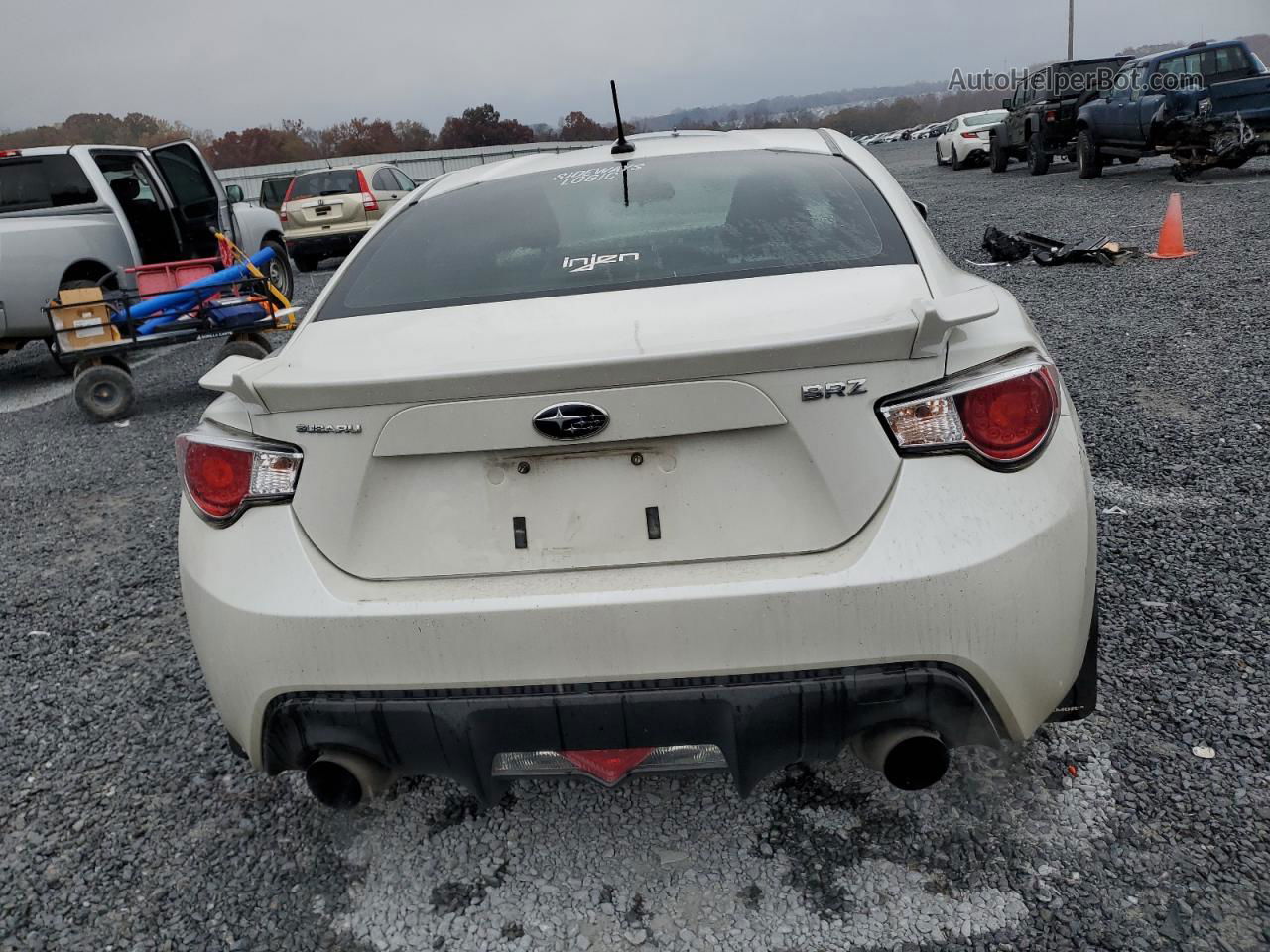 2014 Subaru Brz 2.0 Limited White vin: JF1ZCAC11E9604366