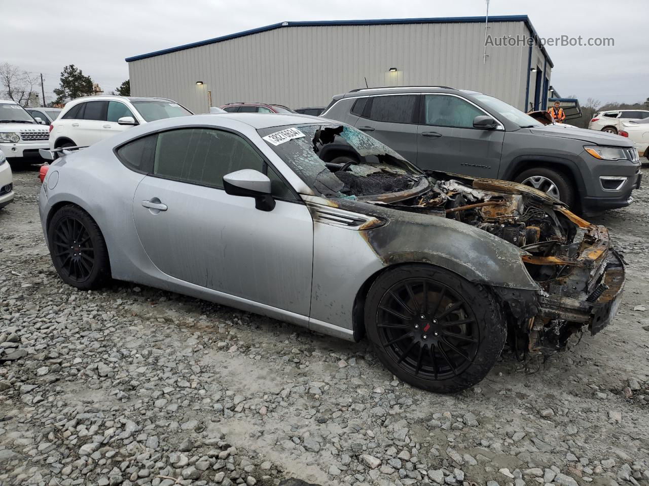 2017 Subaru Brz 2.0 Limited Silver vin: JF1ZCAC11H8601767