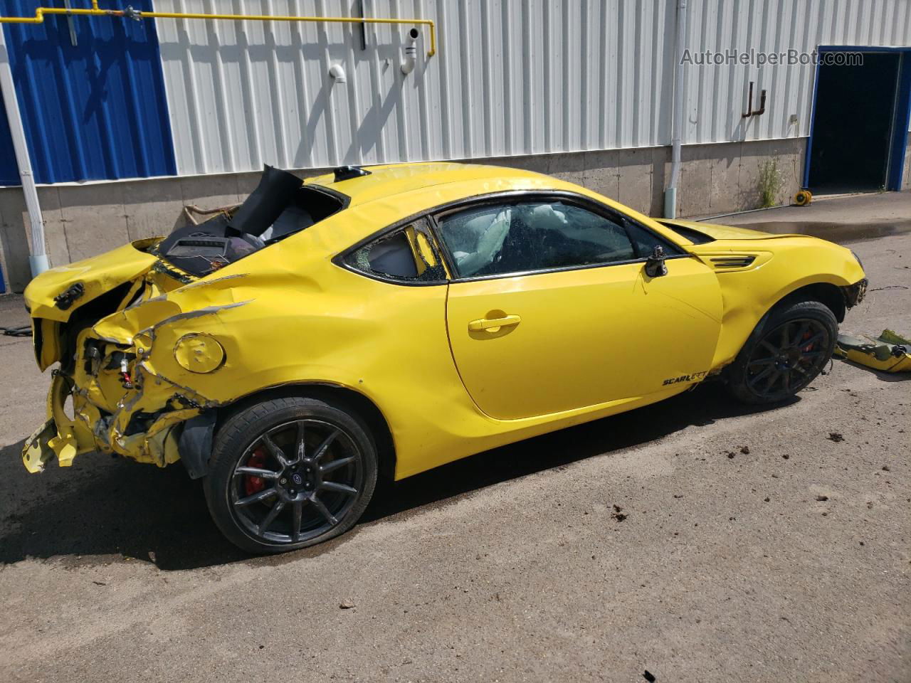 2017 Subaru Brz 2.0 Limited Yellow vin: JF1ZCAC11H9601410