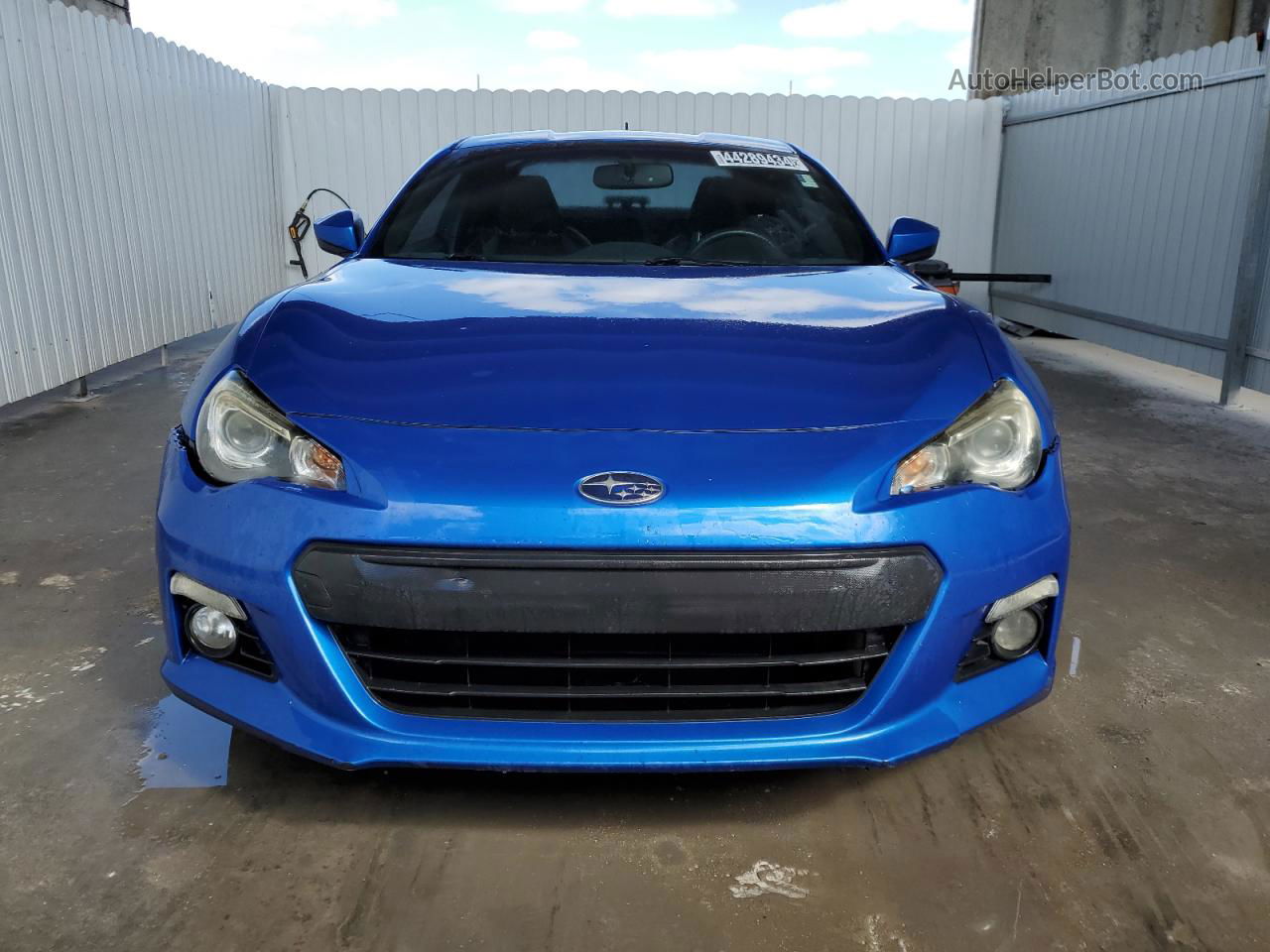 2014 Subaru Brz 2.0 Limited Blue vin: JF1ZCAC12E8605287