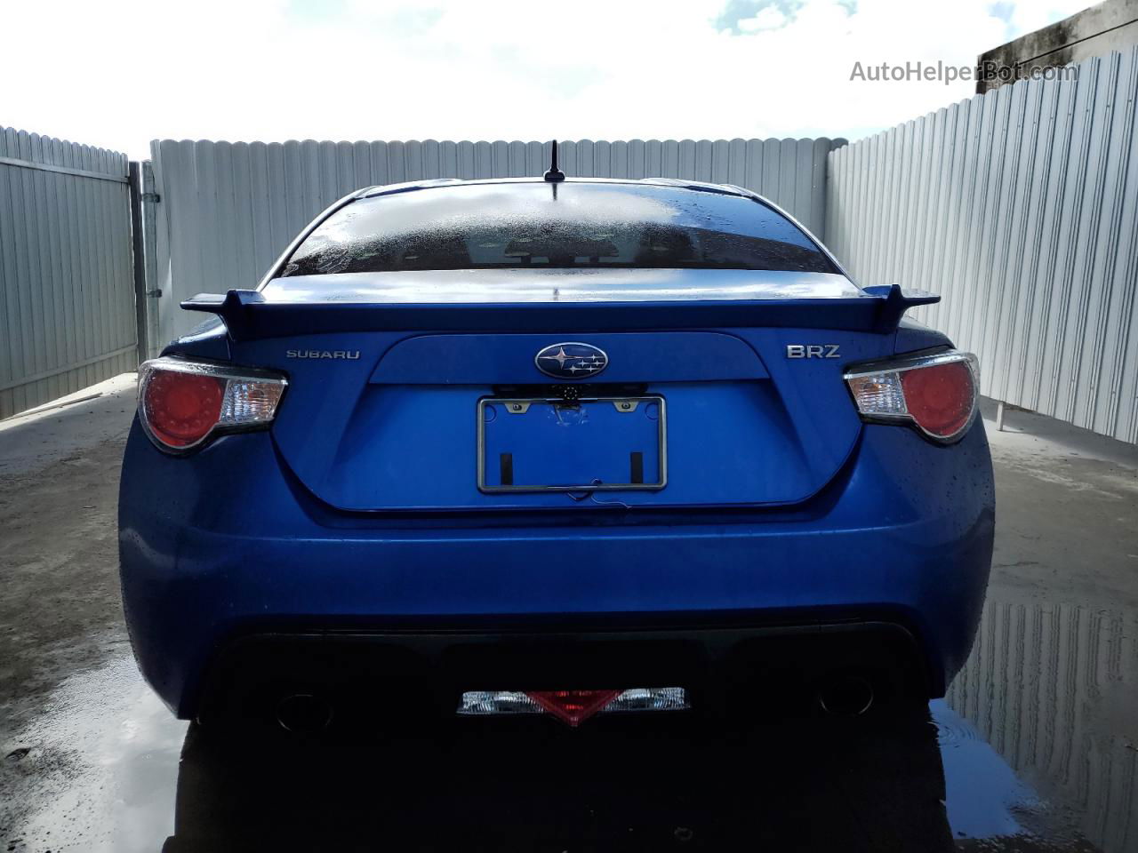 2014 Subaru Brz 2.0 Limited Blue vin: JF1ZCAC12E8605287