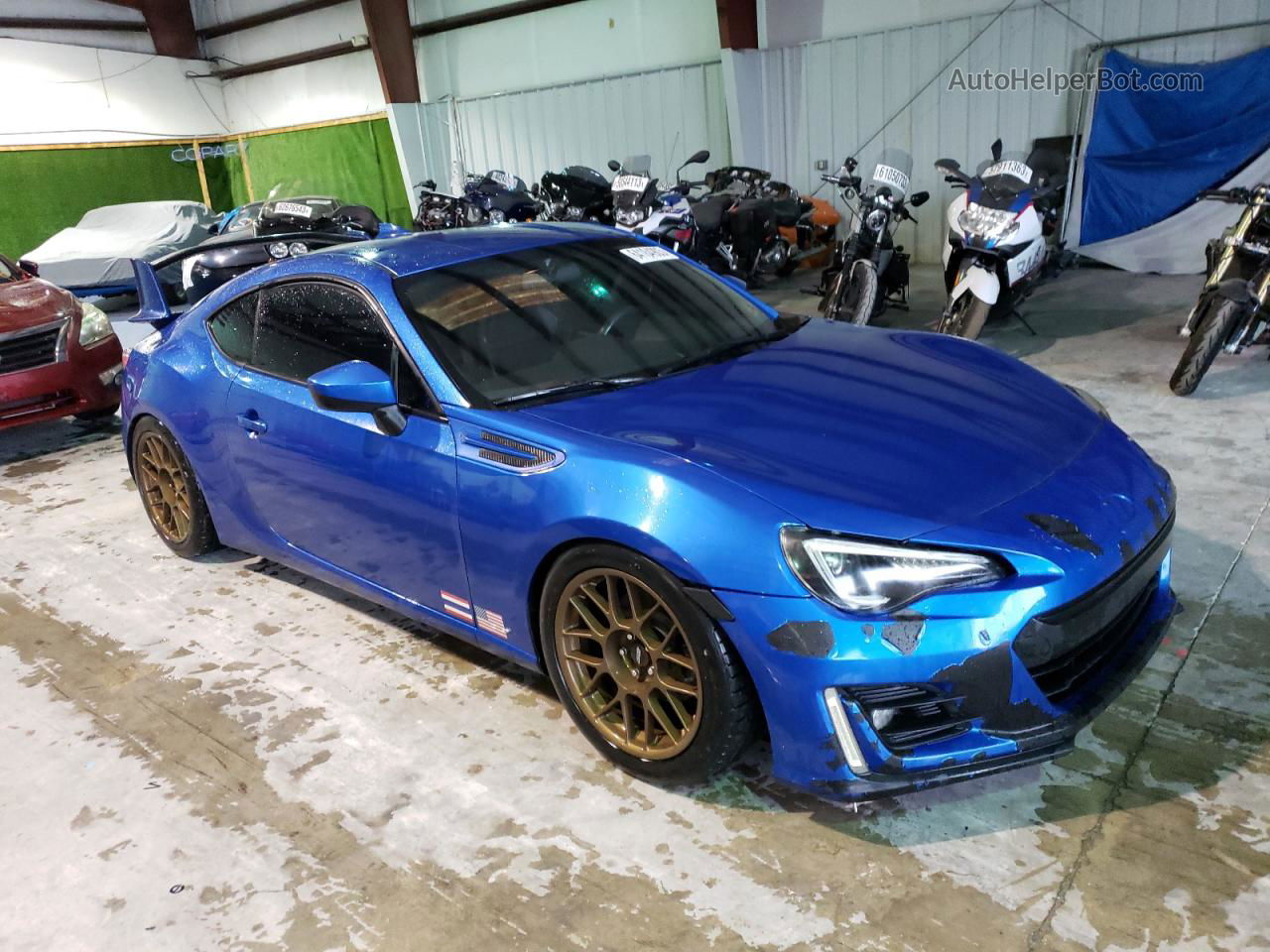 2014 Subaru Brz 2.0 Limited Синий vin: JF1ZCAC12E9606501