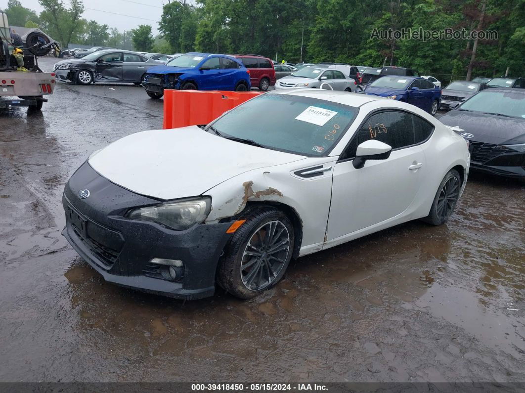 2013 Subaru Brz Limited White vin: JF1ZCAC13D2609186