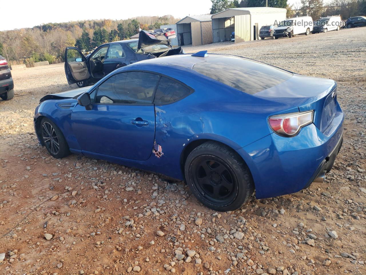 2014 Subaru Brz 2.0 Limited Blue vin: JF1ZCAC13E9602165