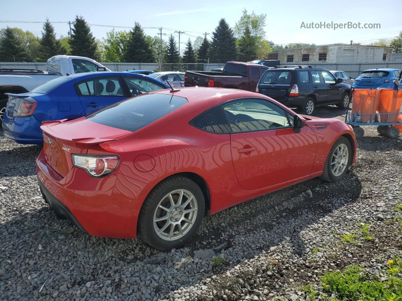 2014 Subaru Brz 2.0 Limited Red vin: JF1ZCAC13E9602991