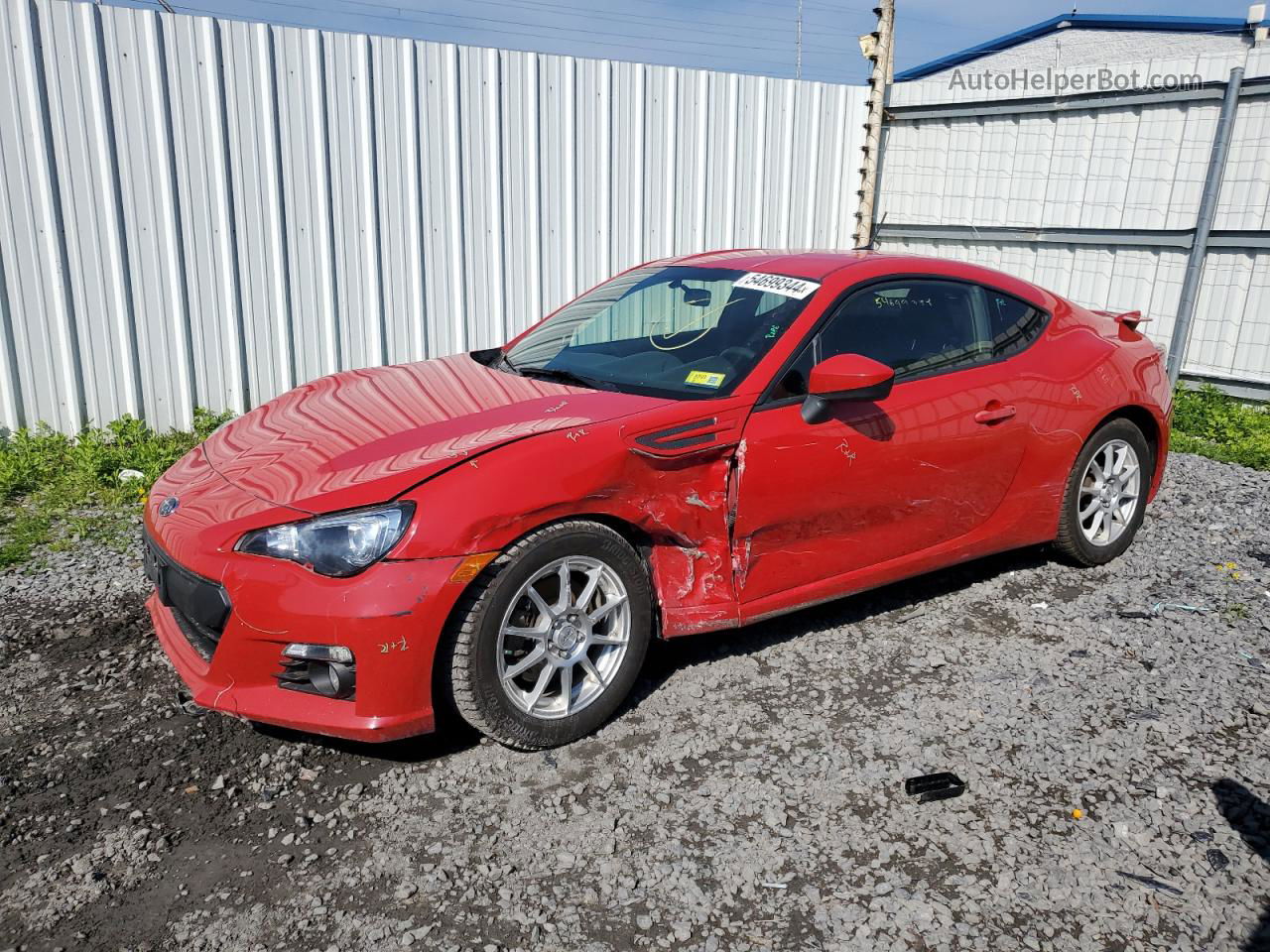 2014 Subaru Brz 2.0 Limited Красный vin: JF1ZCAC13E9602991