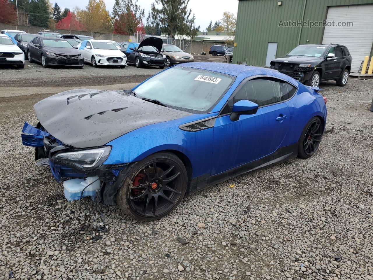 2014 Subaru Brz 2.0 Limited Blue vin: JF1ZCAC13E9606104