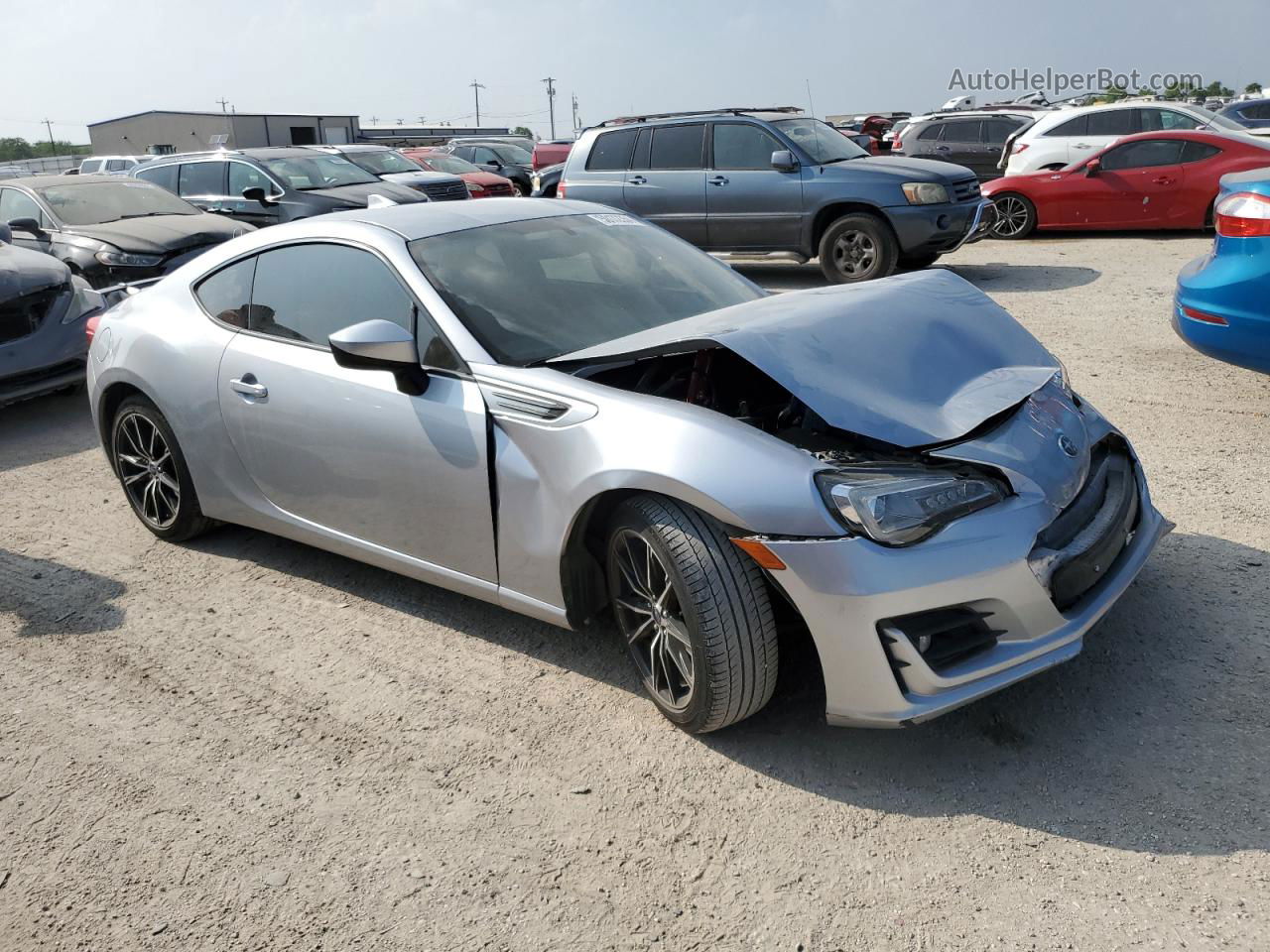 2017 Subaru Brz 2.0 Limited Silver vin: JF1ZCAC13H8603181