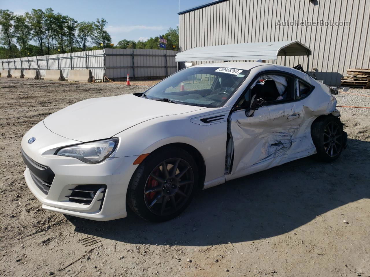 2017 Subaru Brz 2.0 Limited White vin: JF1ZCAC13H9601344