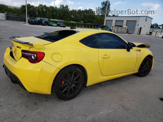 2017 Subaru Brz 2.0 Limited Yellow vin: JF1ZCAC13H9601618