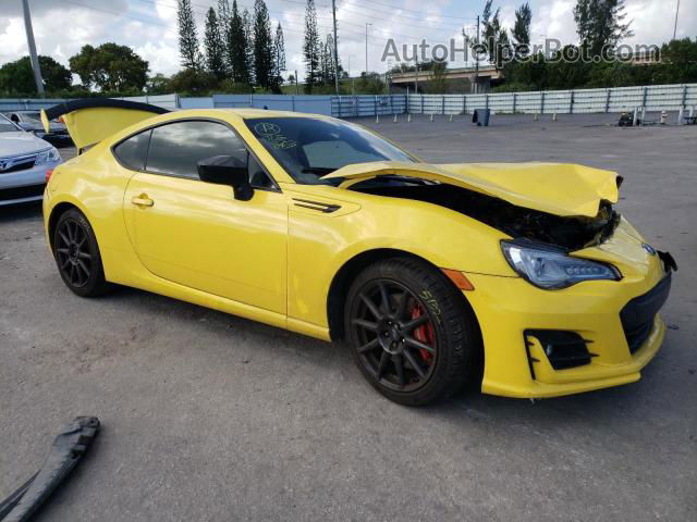 2017 Subaru Brz 2.0 Limited Yellow vin: JF1ZCAC13H9601618