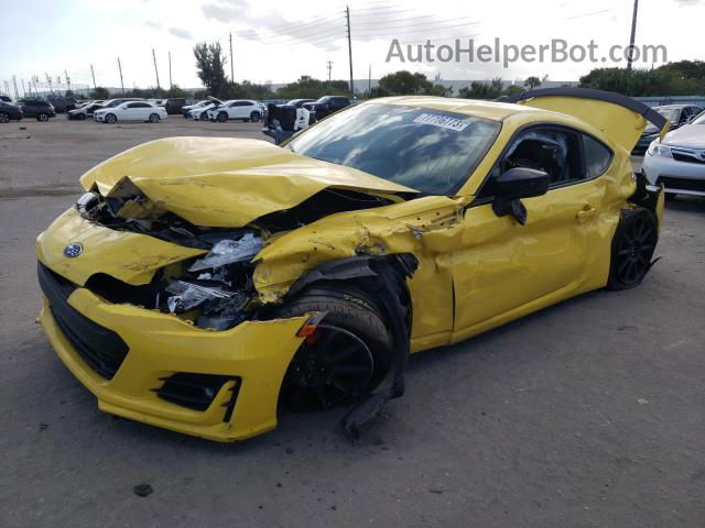 2017 Subaru Brz 2.0 Limited Yellow vin: JF1ZCAC13H9601618