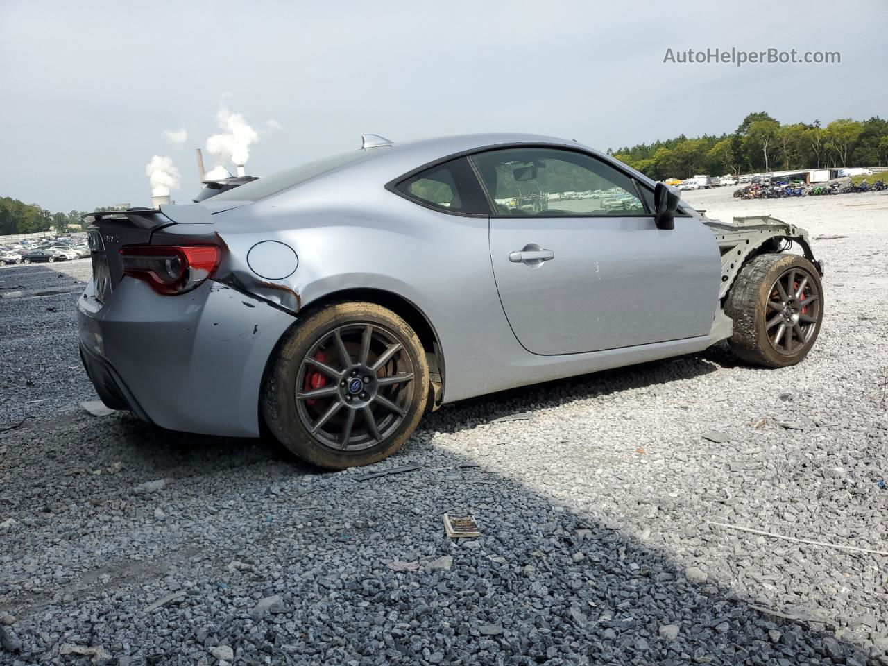 2017 Subaru Brz 2.0 Limited Silver vin: JF1ZCAC13H9602333