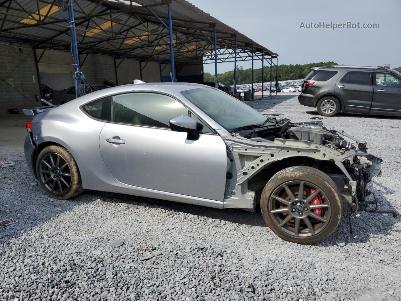 2017 Subaru Brz 2.0 Limited Silver vin: JF1ZCAC13H9602333