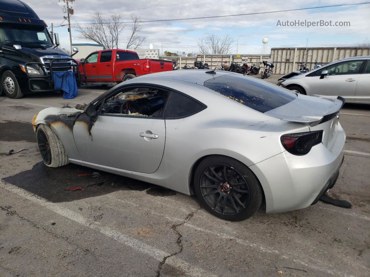 2014 Subaru Brz 2.0 Limited Silver vin: JF1ZCAC14E9602269