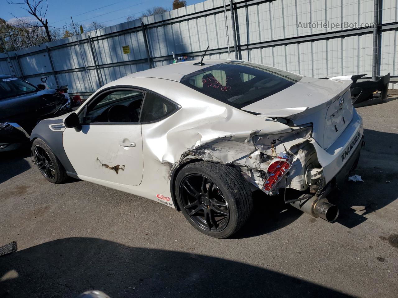 2014 Subaru Brz 2.0 Limited White vin: JF1ZCAC14E9604247