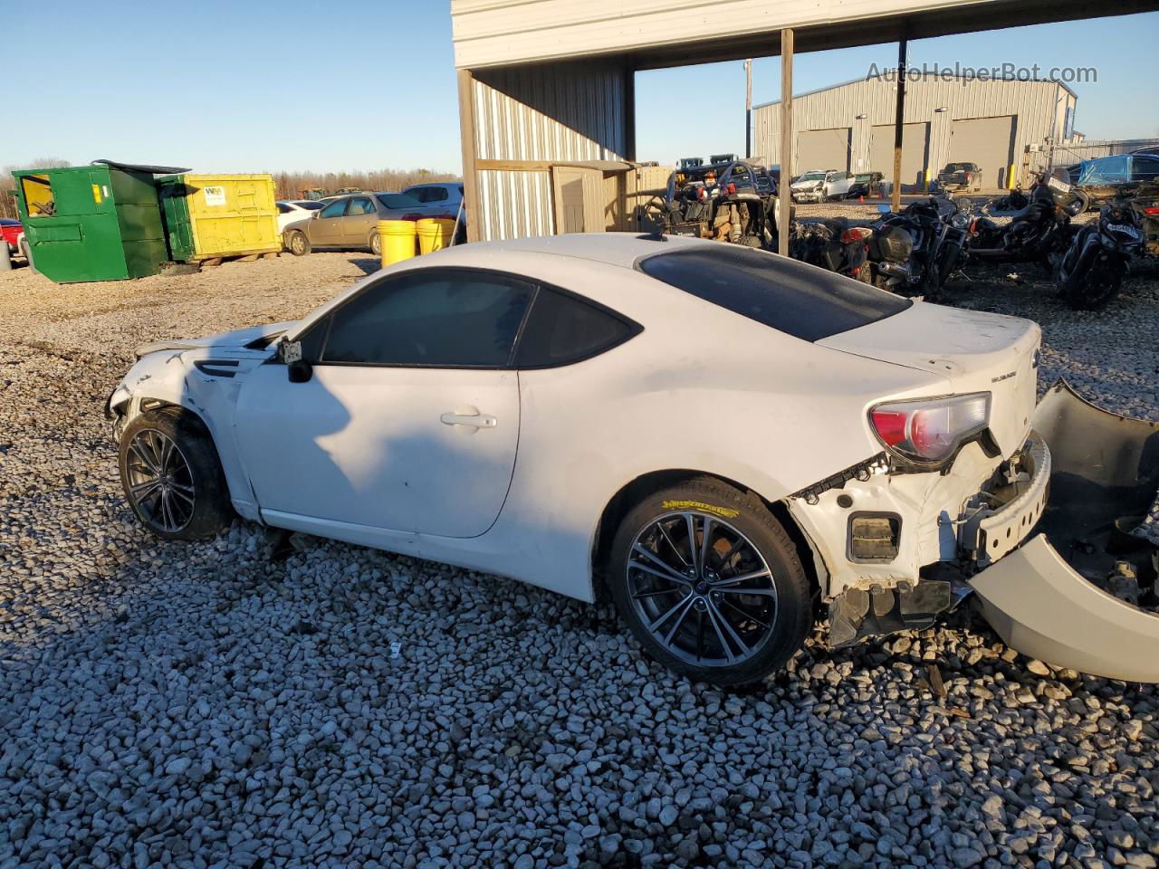 2014 Subaru Brz 2.0 Limited White vin: JF1ZCAC14E9605012