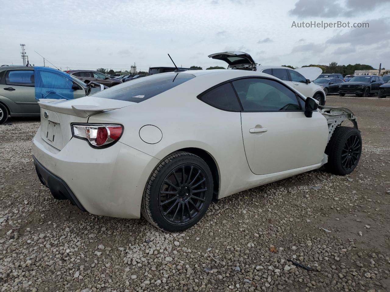 2014 Subaru Brz 2.0 Limited White vin: JF1ZCAC14E9605849