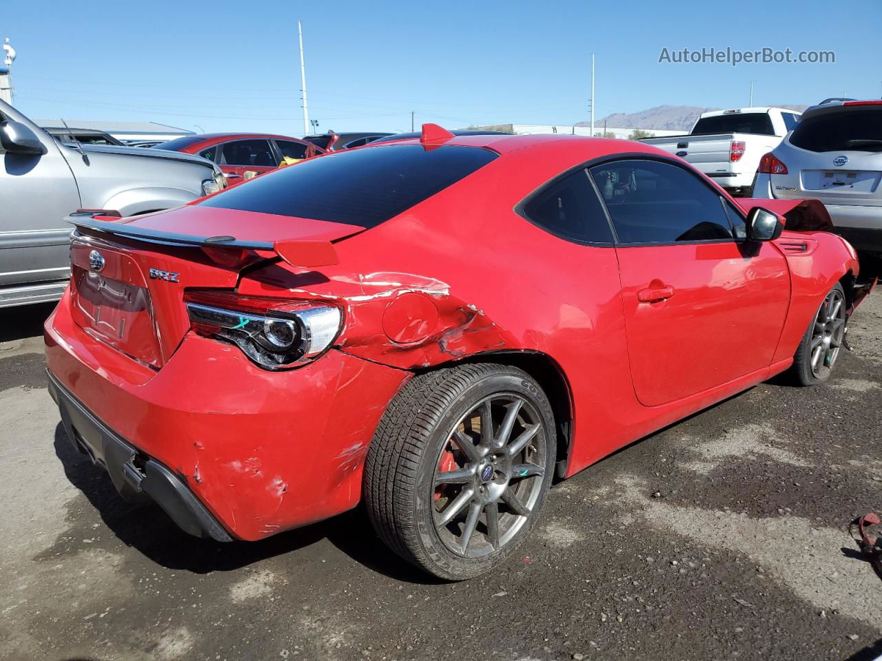 2017 Subaru Brz 2.0 Limited Red vin: JF1ZCAC14H9605774